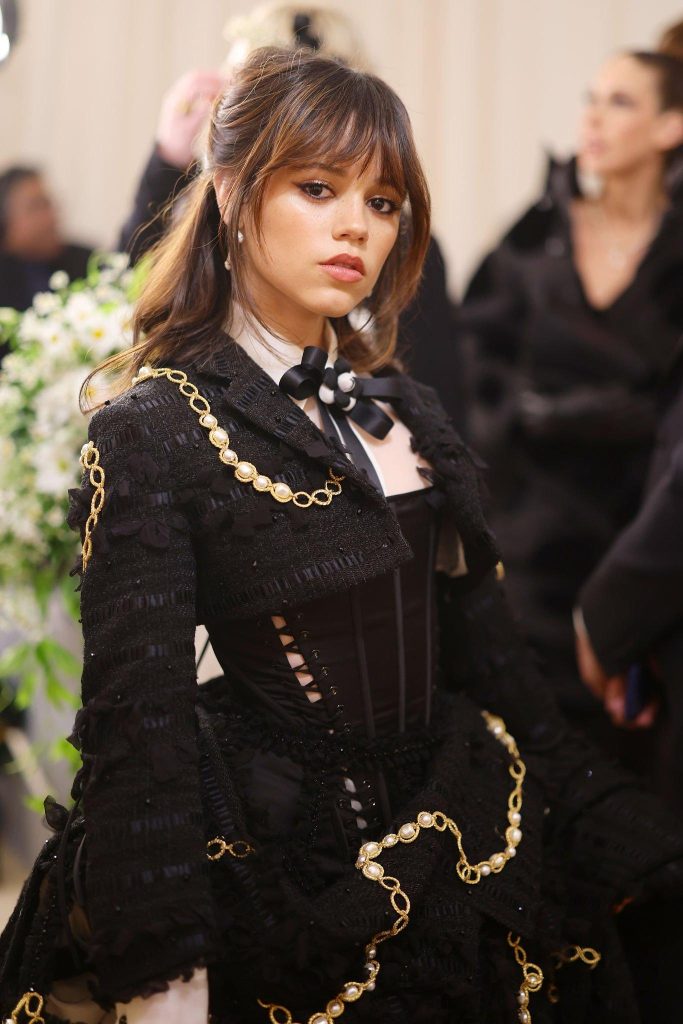 Jenna Ortega In A Custom Thom Browne Design For The Met Gala 2023