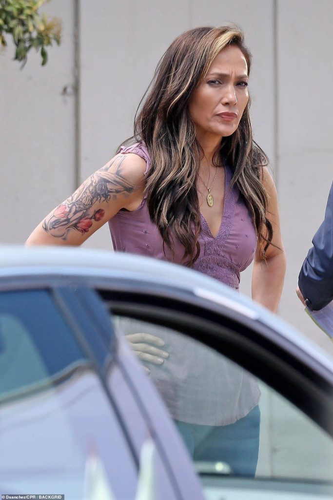 Jennifer Lopez On The Set Of William Goldenberg’s ‘Unstoppable’ In Los Angeles
