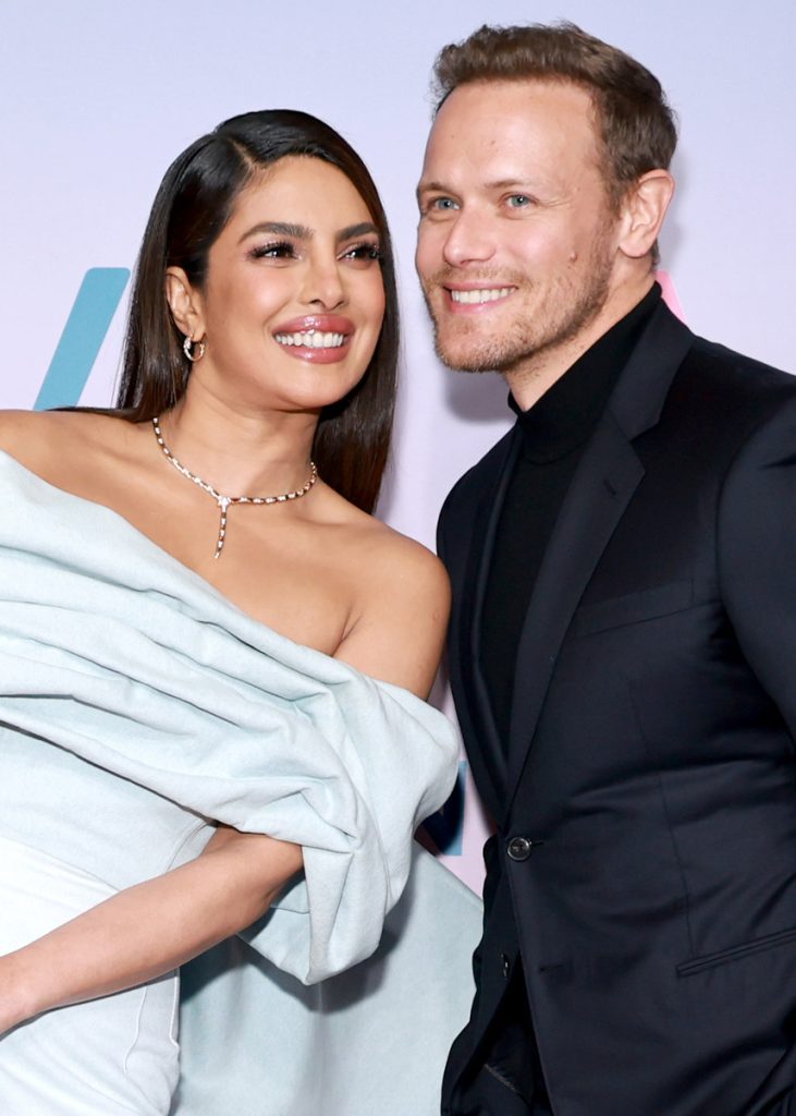 Priyanka Chopra Jonas And Sam Heughan Attend The New York Premiere Of 'Love Again'