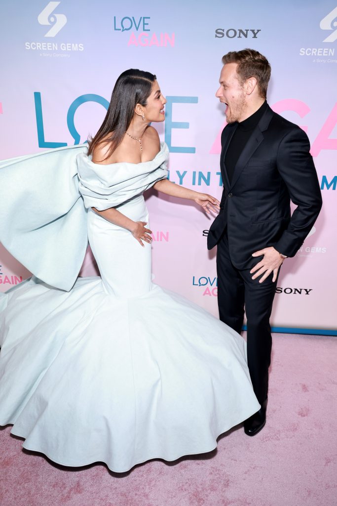 Priyanka Chopra Jonas And Sam Heughan Attend The New York Premiere Of 'Love Again'