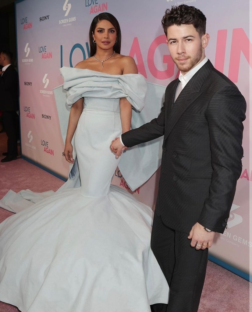 Priyanka Chopra Jonas And Sam Heughan Attend The New York Premiere Of 'Love Again'