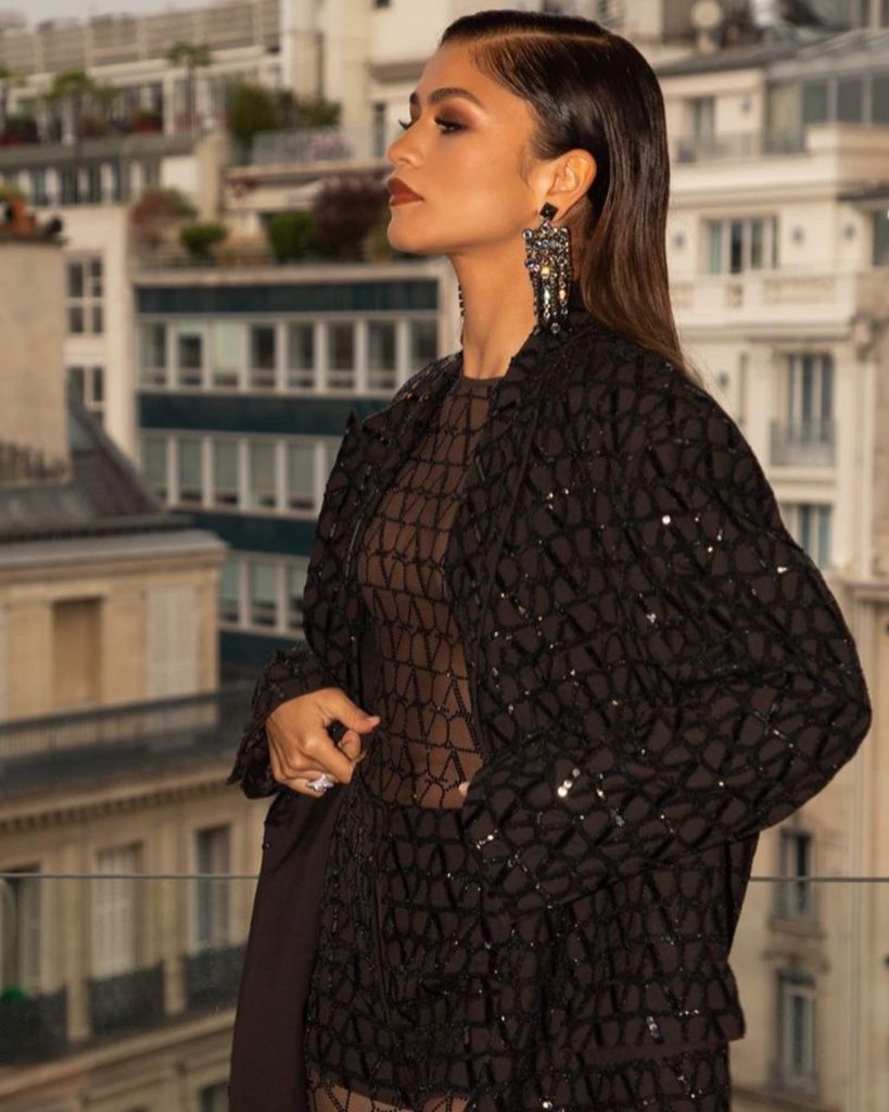 Zendaya Attends Valentino Womenswear Spring/Summer 2023 In Paris