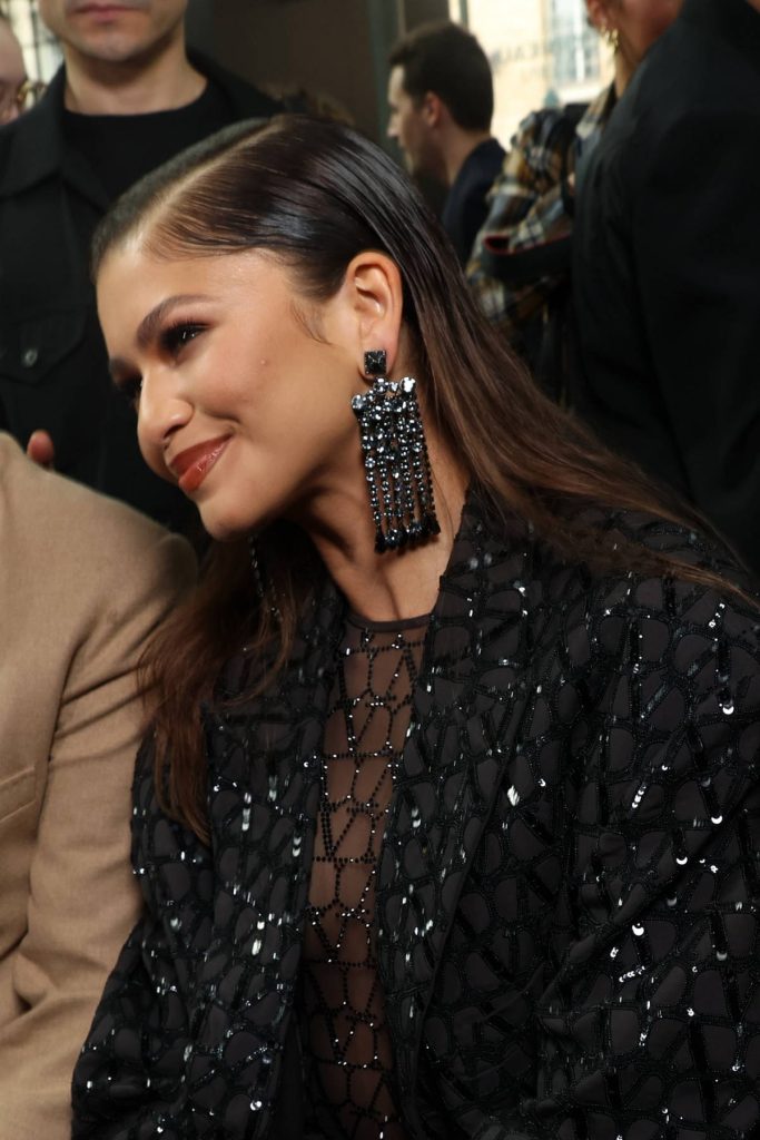 Zendaya Attends Valentino Womenswear Spring/Summer 2023 In Paris