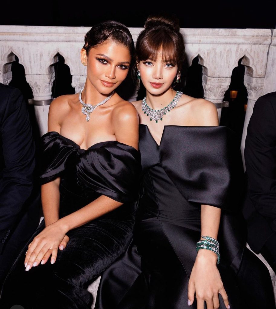 Anne Hathaway, Zendaya, and BLACKPINK's Lisa at Bulgari’s Mediterranean Event in Venice
