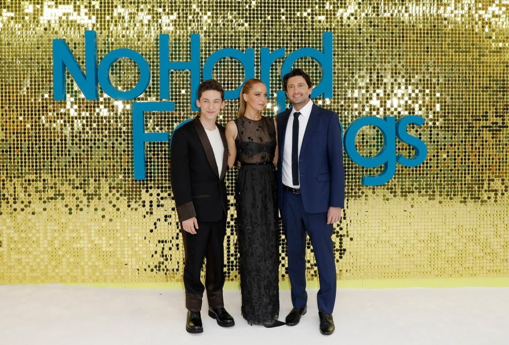 Jennifer Lawrence and Andrew Barth Feldman Attend the Red Carpet