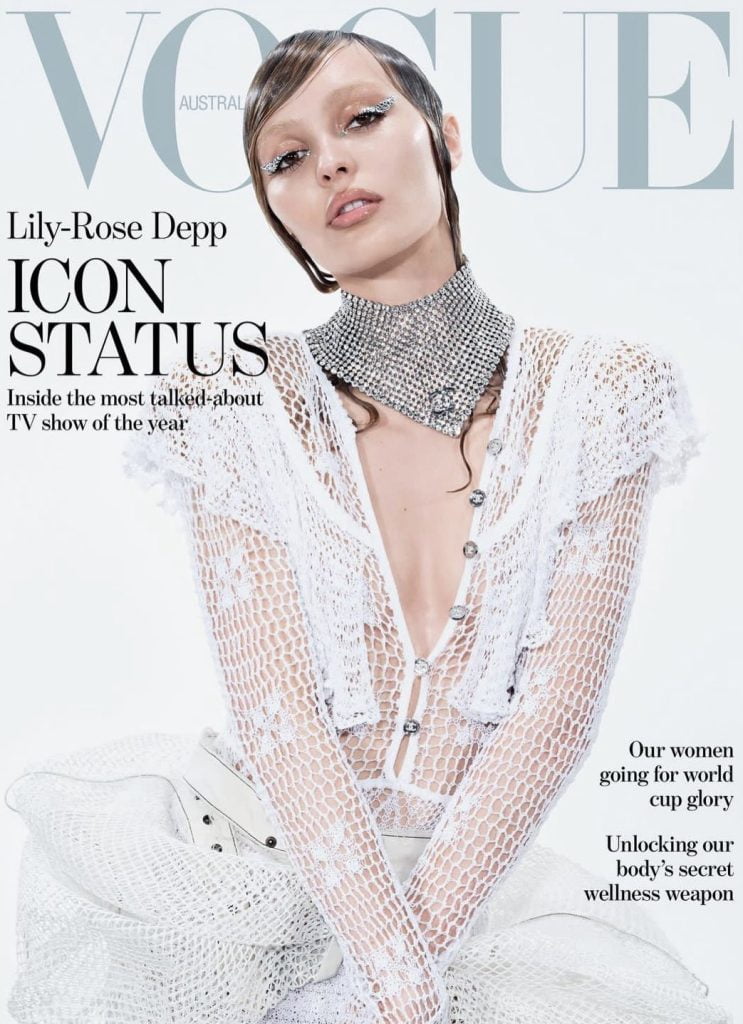 Lily-Rose Depp and Troye Sivan Cover Vogue Australia's July 2023 Issue