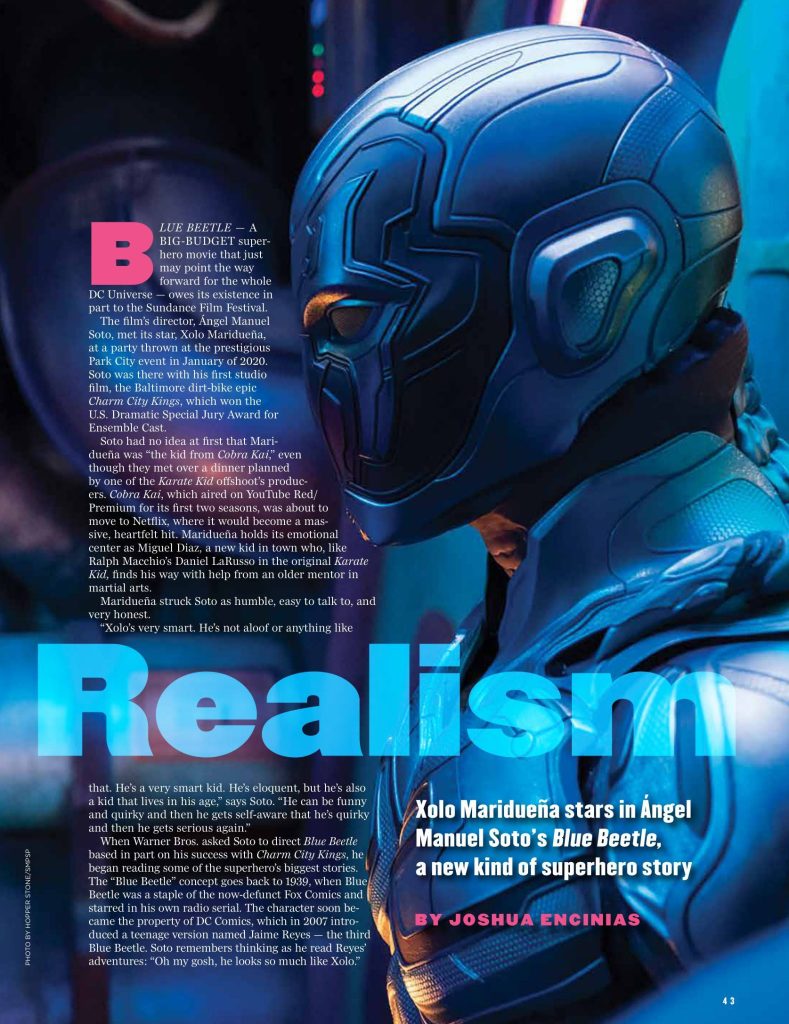 Exclusive: New Looks at DC’s 'Blue Beetle' Revealed