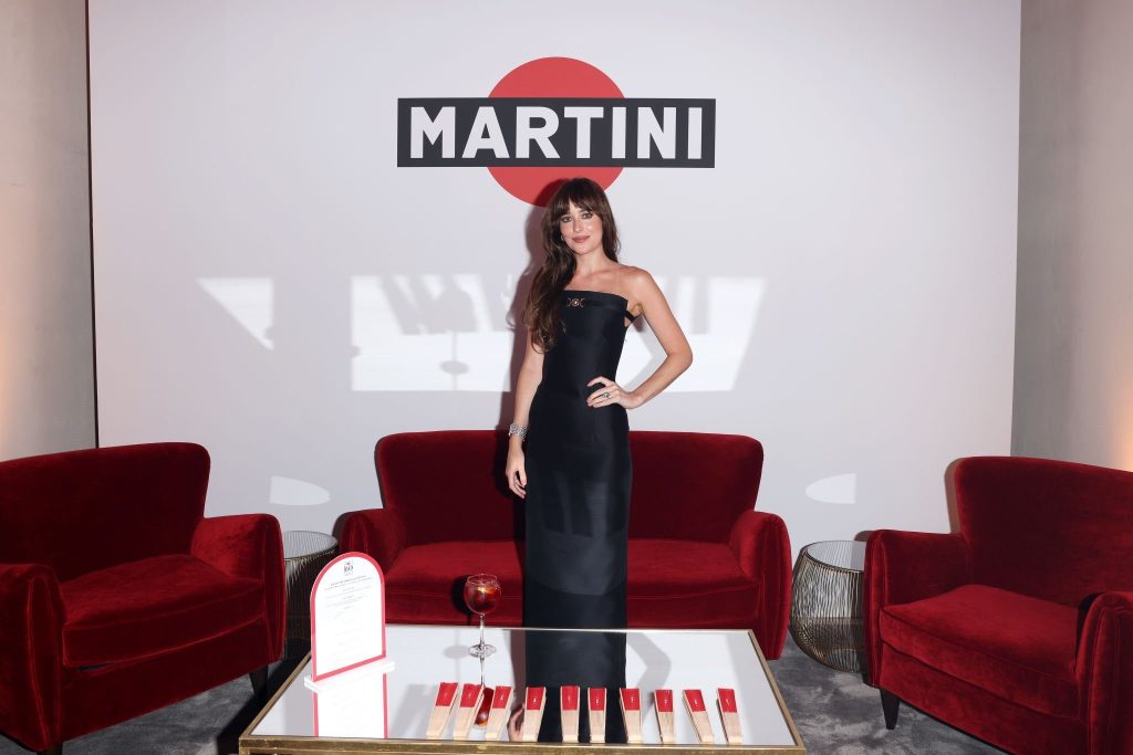 Dakota Johnson Spotted at Martini's 160th Anniversary Celebration in Milan