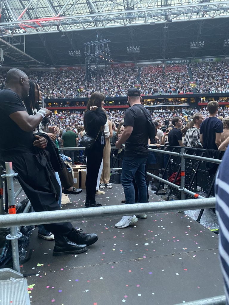 Dakota Johnson and Brother Jesse Attend Coldplay Concert in Amsterdam