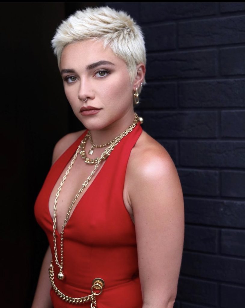 Florence Pugh Dazzles in Moschino Resort 2024
