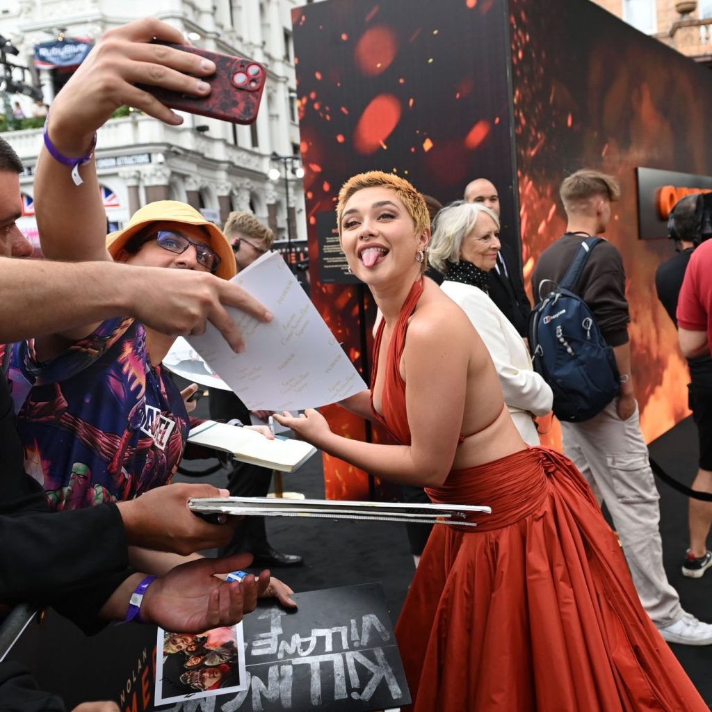 Florence Pugh Attends the 'Oppenheimer' London Premiere
