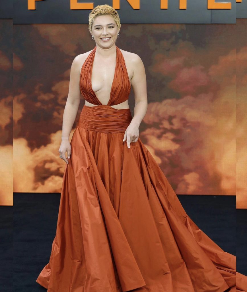 Florence Pugh Attends the 'Oppenheimer' London Premiere