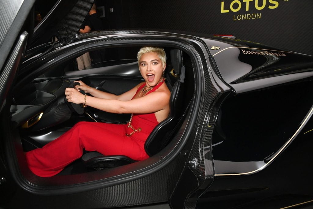 Florence Pugh Dazzles in Moschino Resort 2024