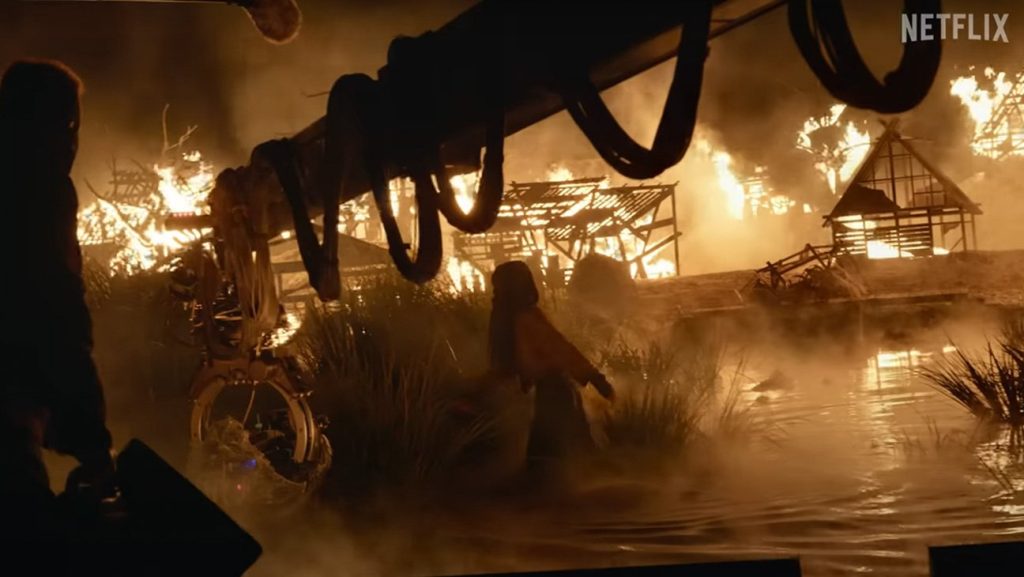 Sofia Boutella and Charlie Hunnam's New Look in Zack Snyder's Rebel Moon