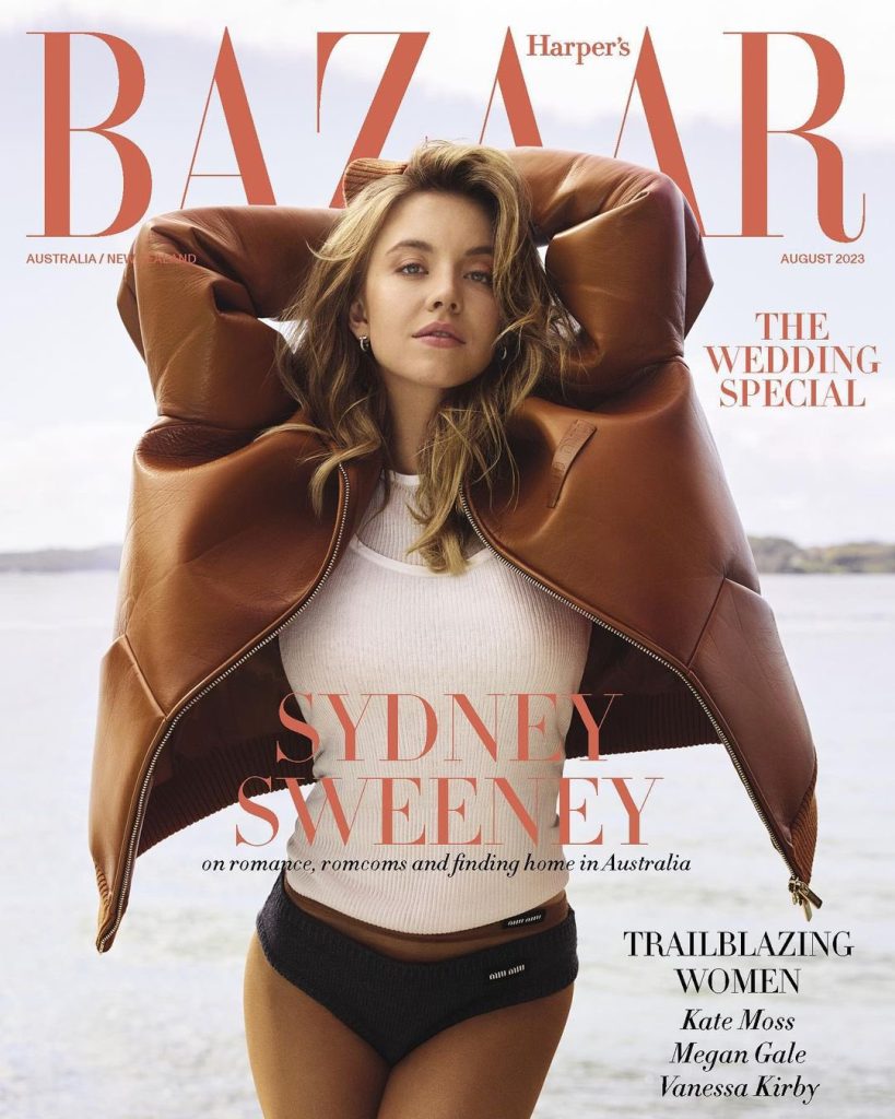 Sydney Sweeney Covers Harper's Bazaar Australia August 2023