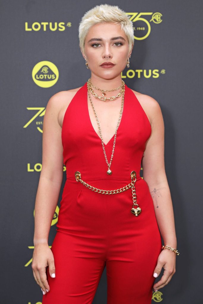 Florence Pugh Dazzles in Moschino Resort 2024