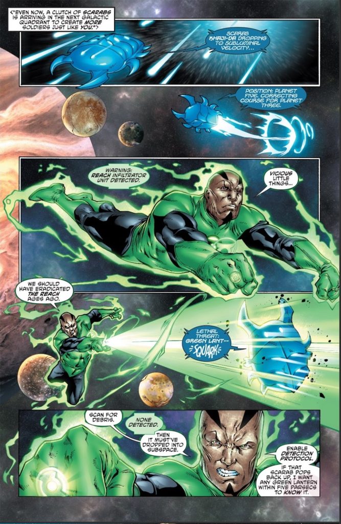 Green Lantern Appeared in 'Blue Beetle' Opening