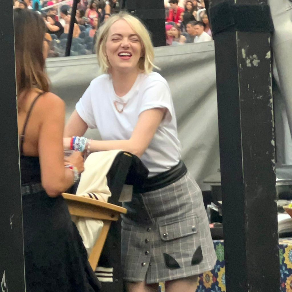 Emma Stone Spotted at Taylor Swift's 'The Eras Tour' in Los Angeles