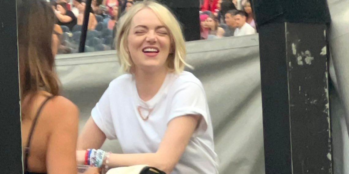 Emma Stone Spotted at Taylor Swift's 'The Eras Tour' in Los Angeles