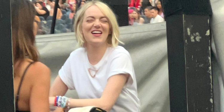 Emma Stone Spotted at Taylor Swift's 'The Eras Tour' in Los Angeles