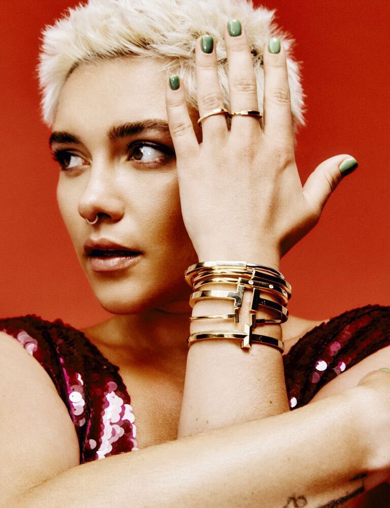 Florence Pugh Covers the October Issue of Elle UK