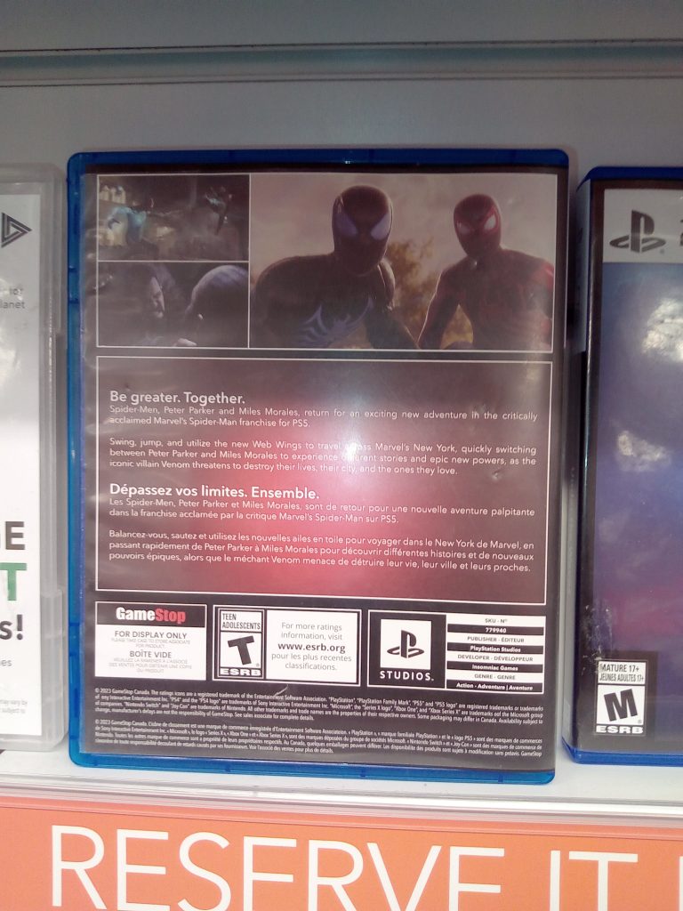 Marvel's Spider-Man 2 Promo Display cases