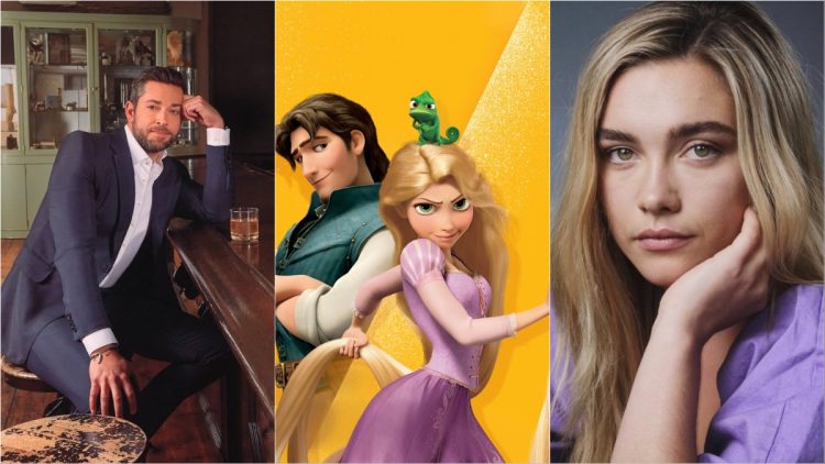 Zachary Levi Responds to Rumors of Florence Pugh as Disney's Top Pick for Rapunzel in Live-Action 'Tangled' Movie