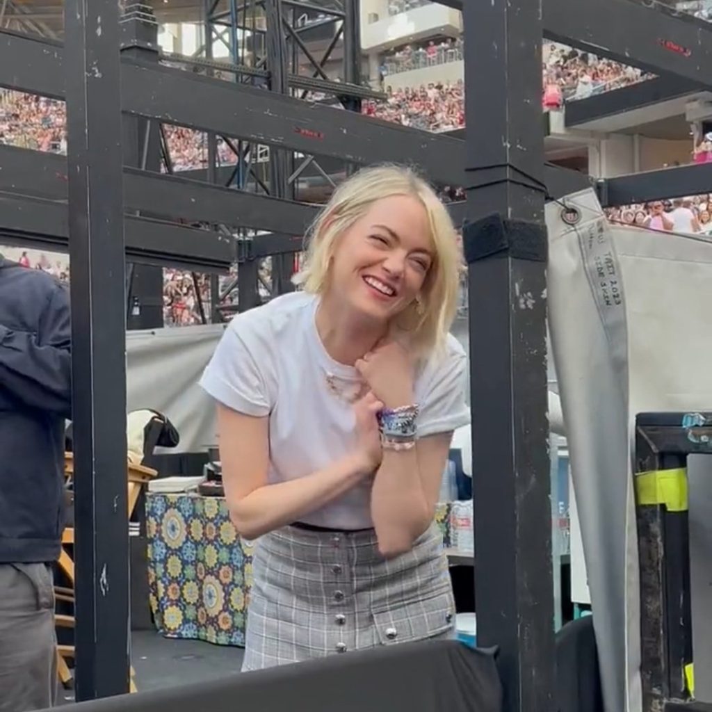 Emma Stone Spotted at Taylor Swift's 'The Eras Tour' in Los Angeles
