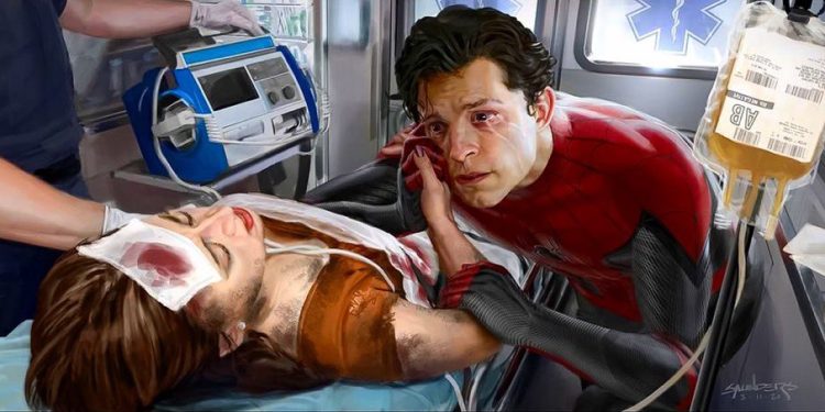 'Spider-Man: No Way Home' Concept Art Reveals Original Aunt May Ambulance Scene