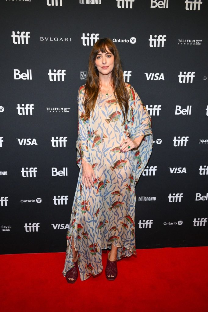 Dakota Johnson at the premiere of 'Daddio' during the 2023 Toronto International Film Festival