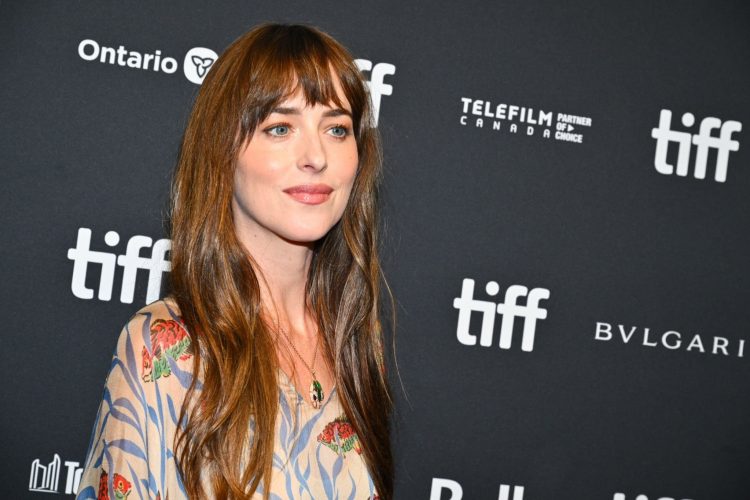 Dakota Johnson at the premiere of 'Daddio' during the 2023 Toronto International Film Festival