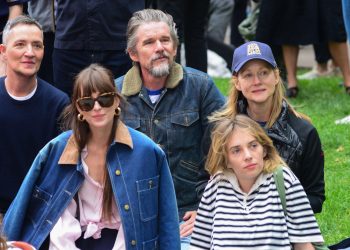 Dakota Johnson and Maya Hawke at the 50th Telluride Film Festival in Colorado