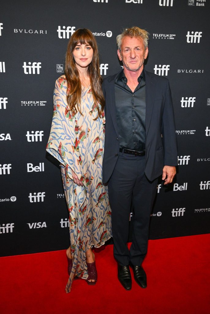 Dakota Johnson at the premiere of 'Daddio' during the 2023 Toronto International Film Festival