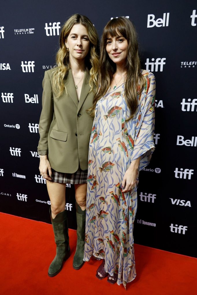 Dakota Johnson at the premiere of 'Daddio' during the 2023 Toronto International Film Festival