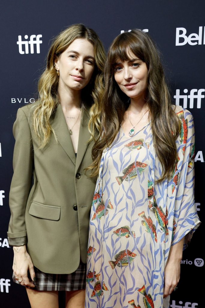 Dakota Johnson at the premiere of 'Daddio' during the 2023 Toronto International Film Festival