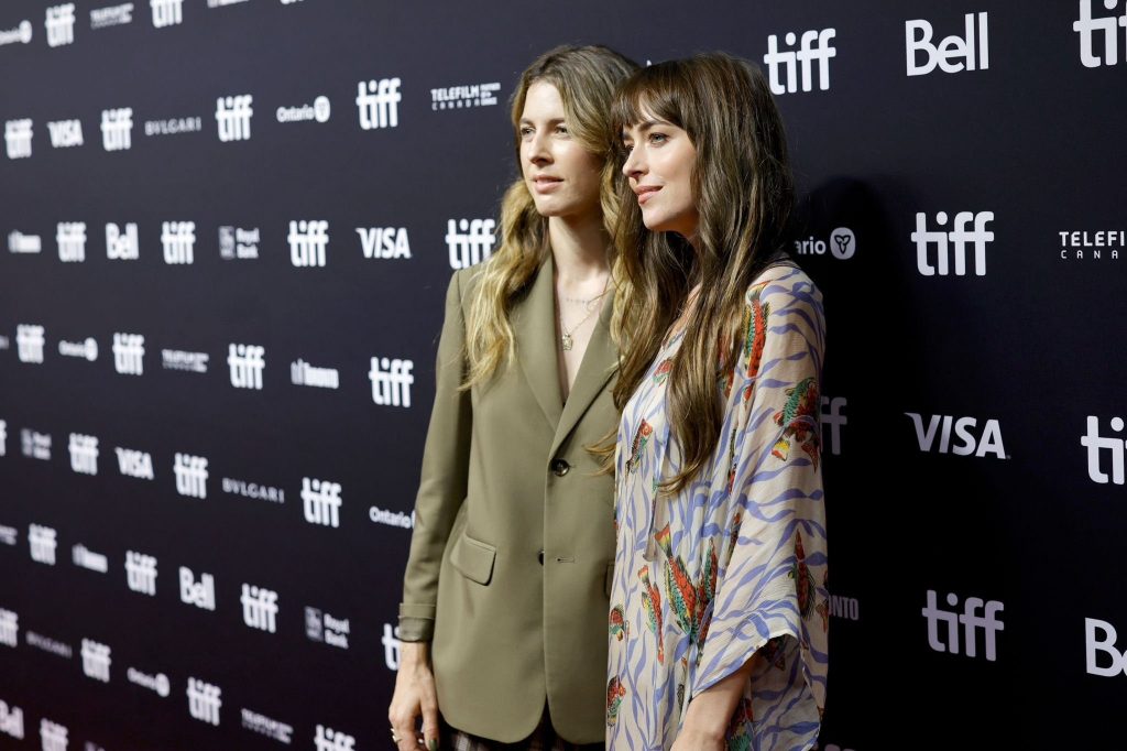 Dakota Johnson at the premiere of 'Daddio' during the 2023 Toronto International Film Festival