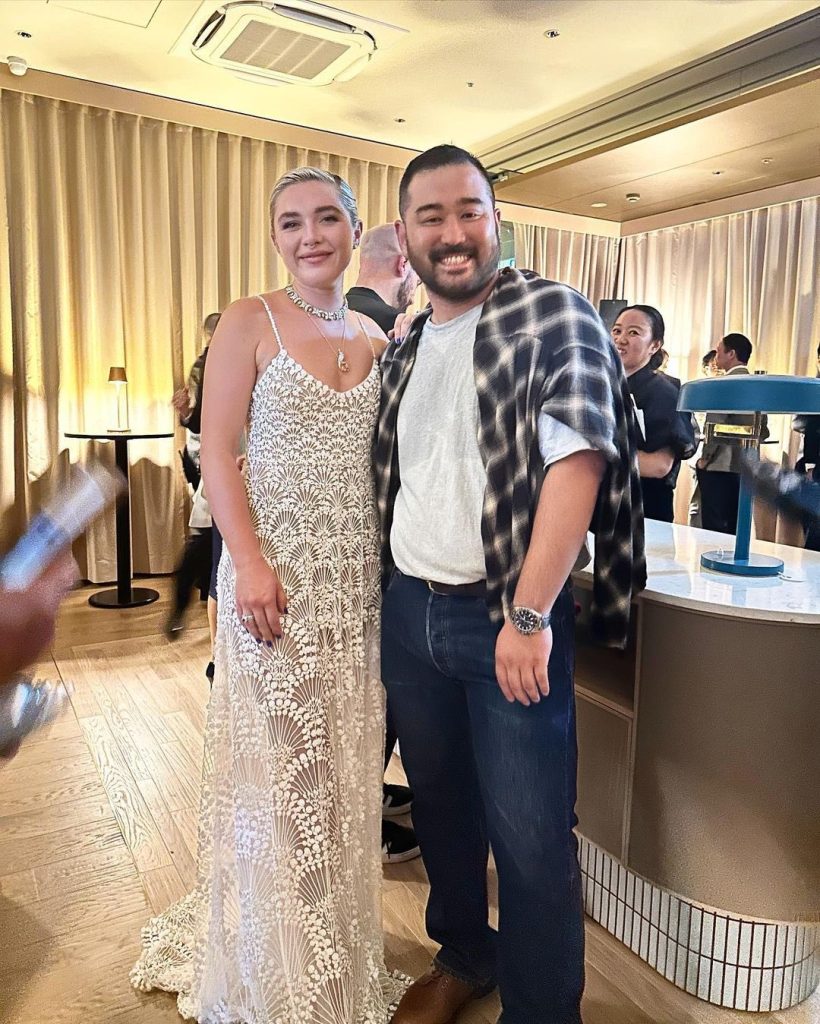 Anya Taylor-Joy Hailey Bieber and Florence Pugh at Tiffany & Co.'s Omotesando Store