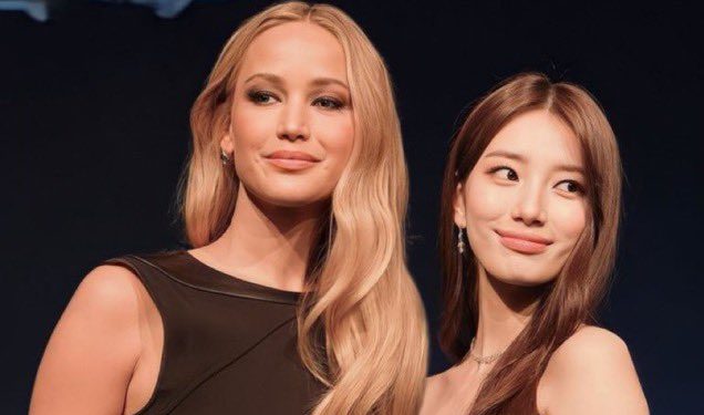 Jennifer Lawrence and Bae Suzy Spotted at Longines Launch Event in New York City