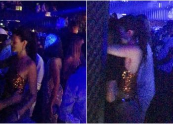 Leonardo DiCaprio and Vittoria Ceretti Share a Kiss at the Hi Ibiza Nightclub