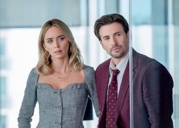 First Look: Chris Evans and Emily Blunt in David Yates' 'Pain Hustlers'