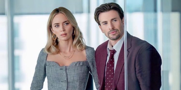 First Look: Chris Evans and Emily Blunt in David Yates' 'Pain Hustlers'