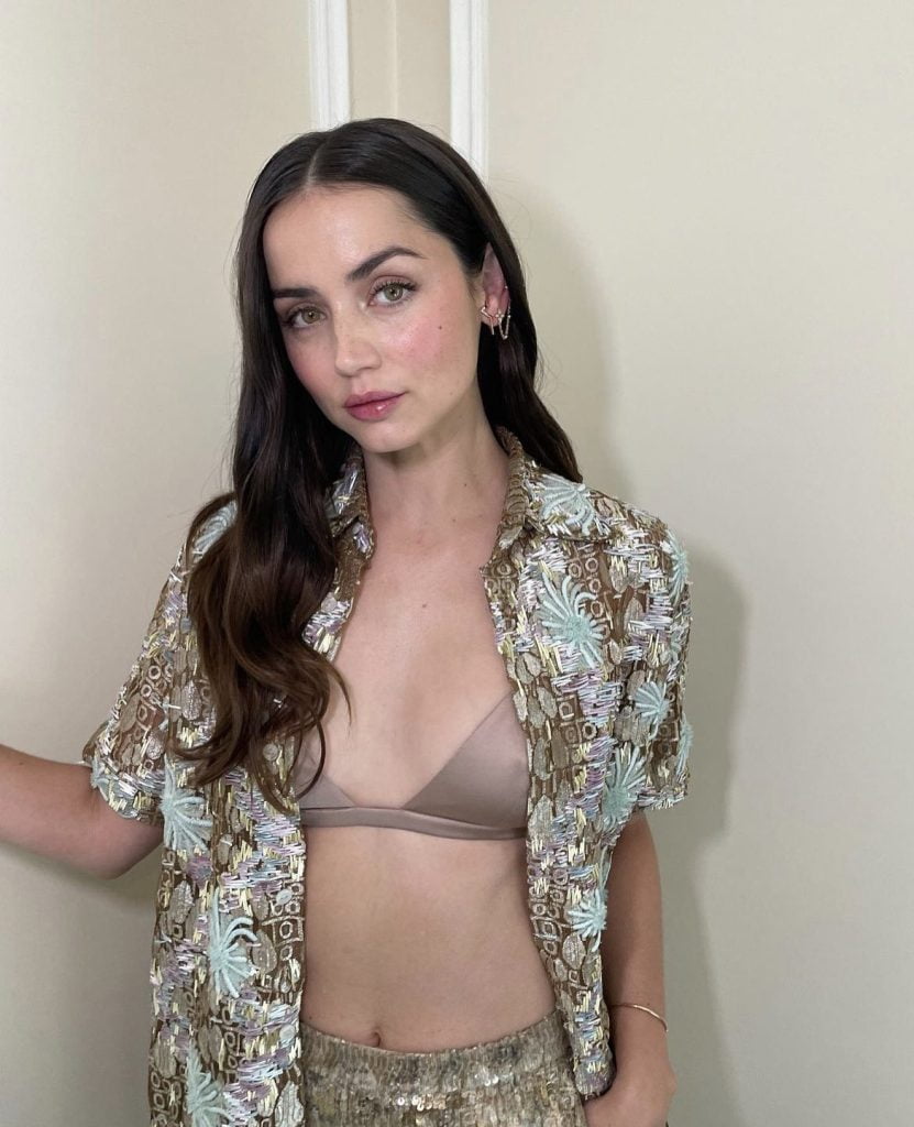 Ana de Armas Spotted at the Louis Vuitton Women's Spring/Summer 2024 Show in Paris