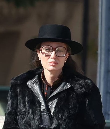 Angelina Jolie and Sons Maddox & Pax Jolie-Pitt Spotted on Set of Maria Callas Biopic in Paris