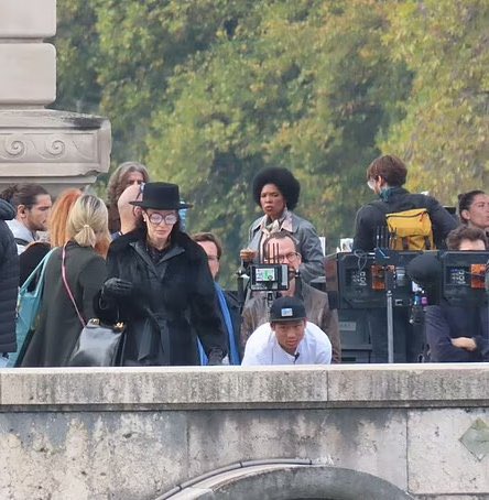 Angelina Jolie and Sons Maddox & Pax Jolie-Pitt Spotted on Set of Maria Callas Biopic in Paris