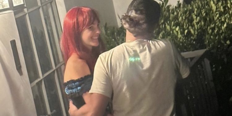 Leonardo DiCaprio and Vittoria Ceretti Spotted at Kendall Jenner's Kendall Jenner's Halloween Party
