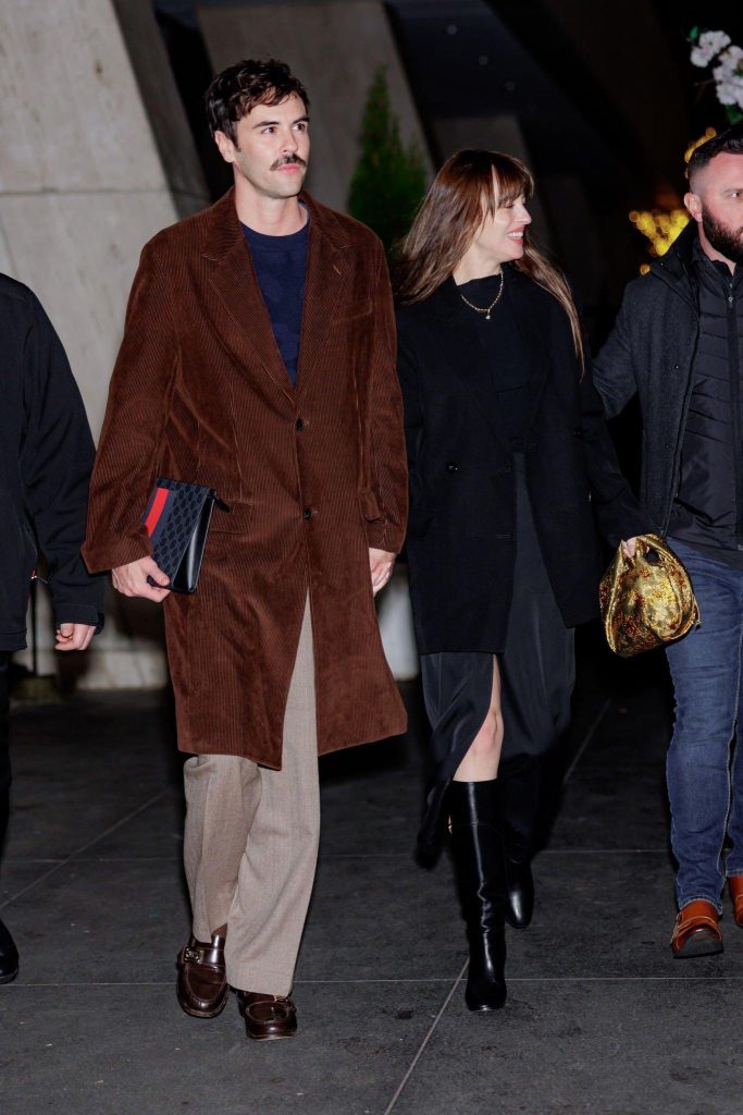Dakota Johnson and Blake Lee Spotted at NBC Studios for Saturday Night Live