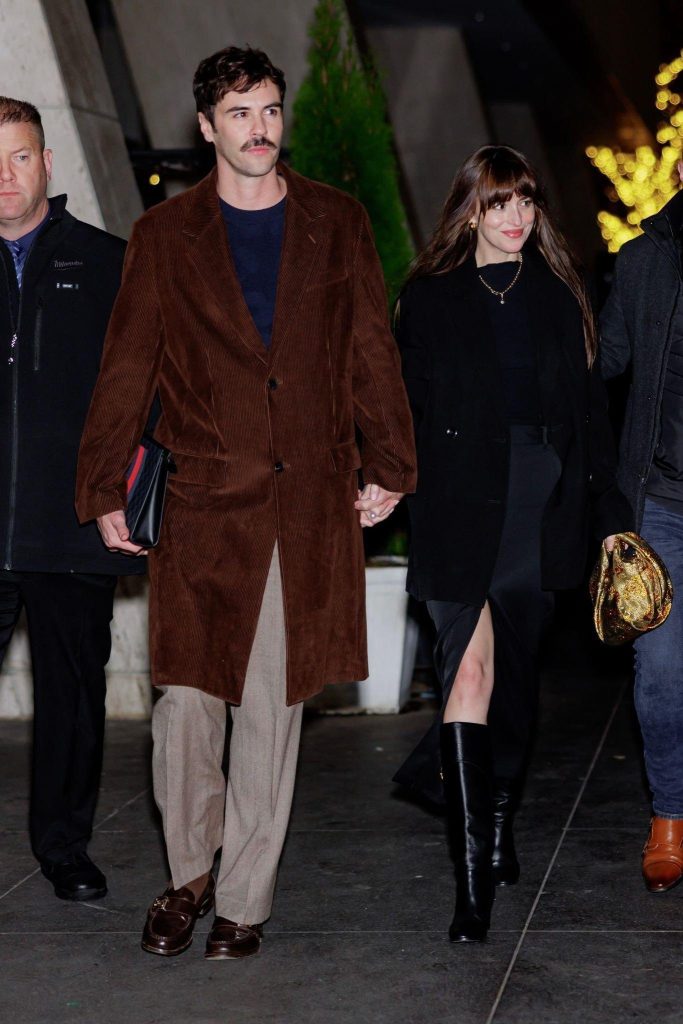Dakota Johnson and Blake Lee Spotted at NBC Studios for Saturday Night Live