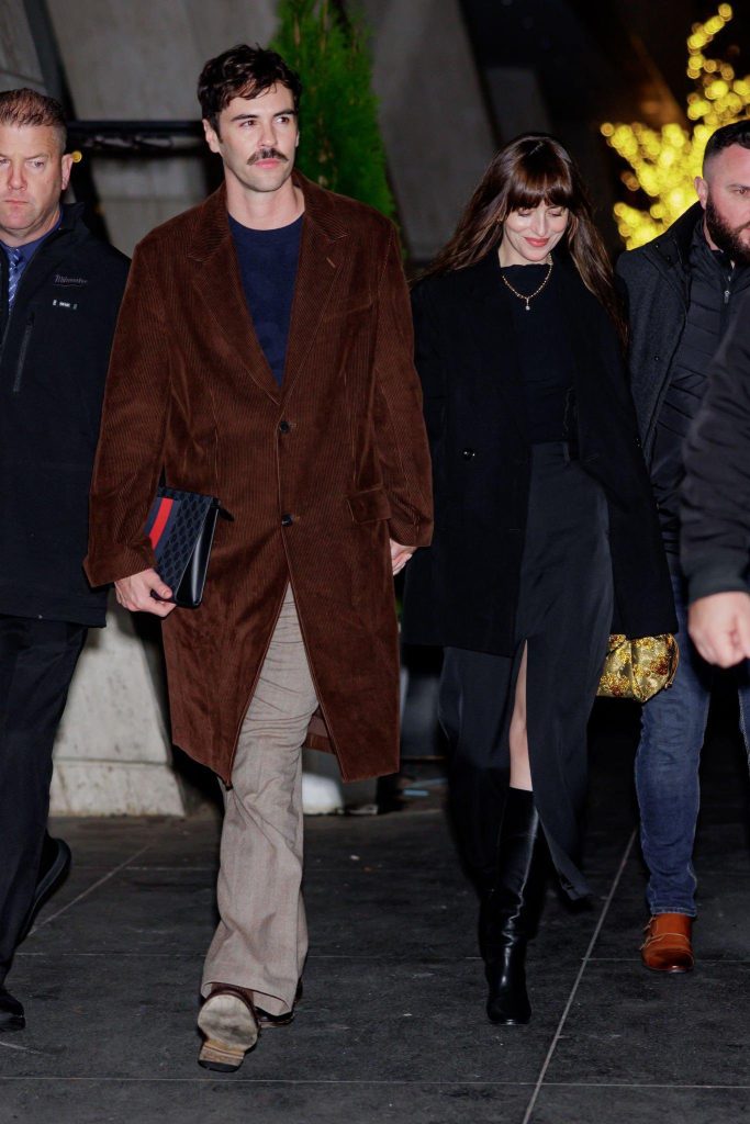 Dakota Johnson and Blake Lee Spotted at NBC Studios for Saturday Night Live