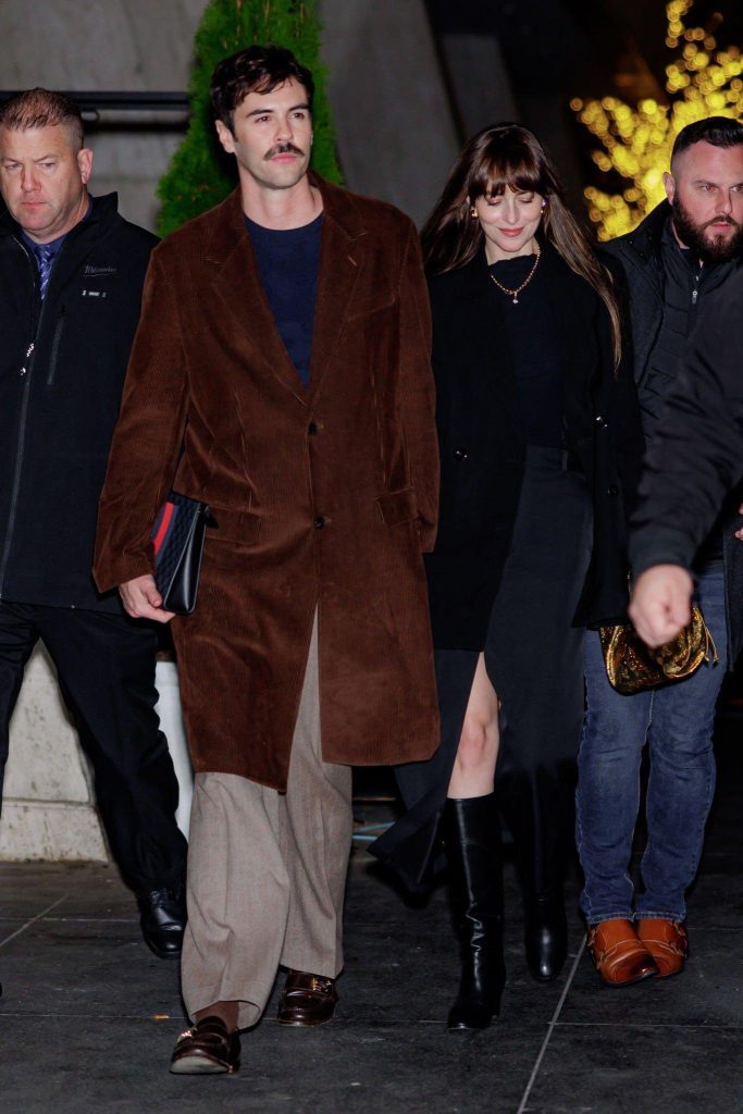 Dakota Johnson and Blake Lee Spotted at NBC Studios for Saturday Night Live