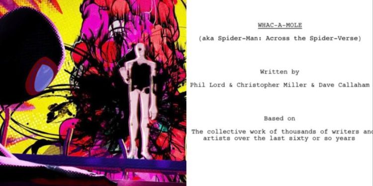 Full Screenplay Revealed for 'Spider-Man Across the Spider-Verse'